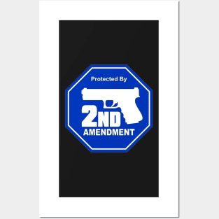 Protected by 2nd Amendment Posters and Art